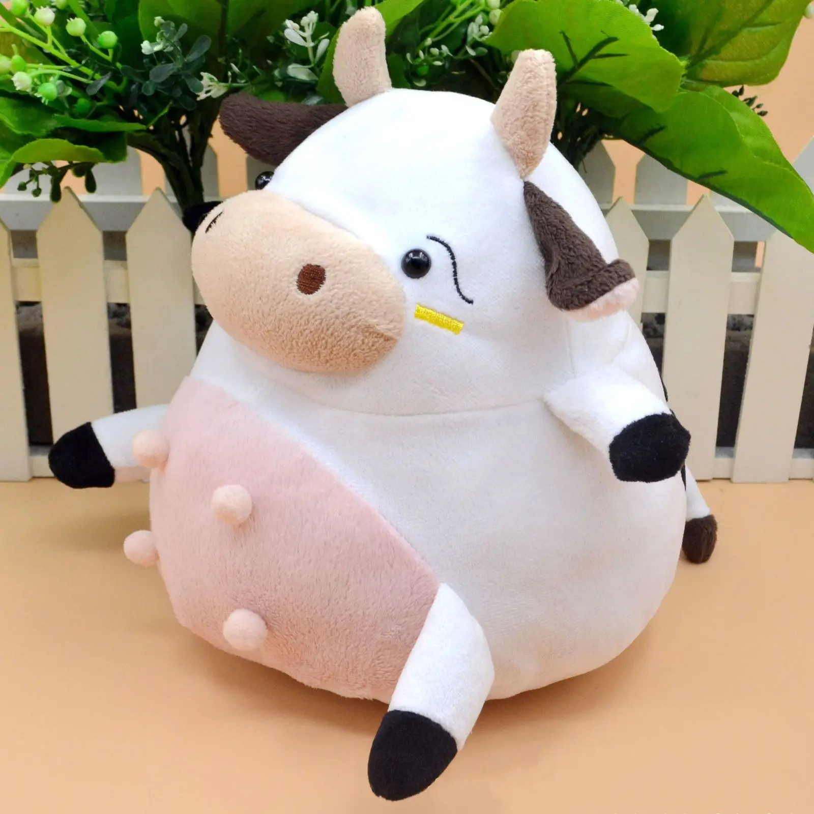 DDLC Doki Literature Club Mr Cow плюшевые игрушки Sayori Yuri Monika Косплей|Персонажи мультфильмов и