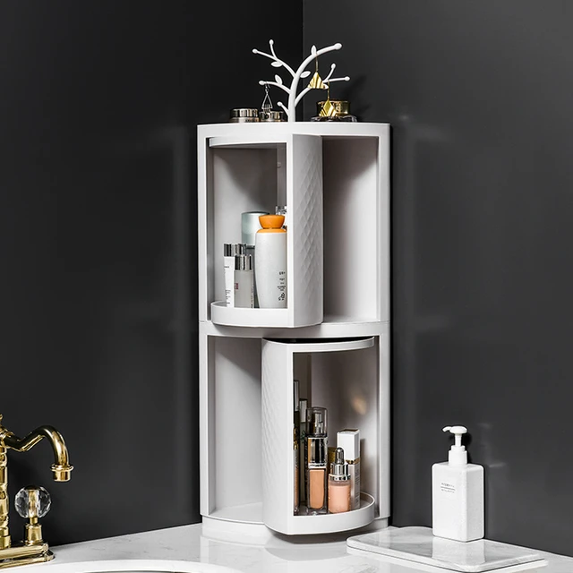 Wall-Mounted Bathroom Accessories & Cosmetic Storage Rack