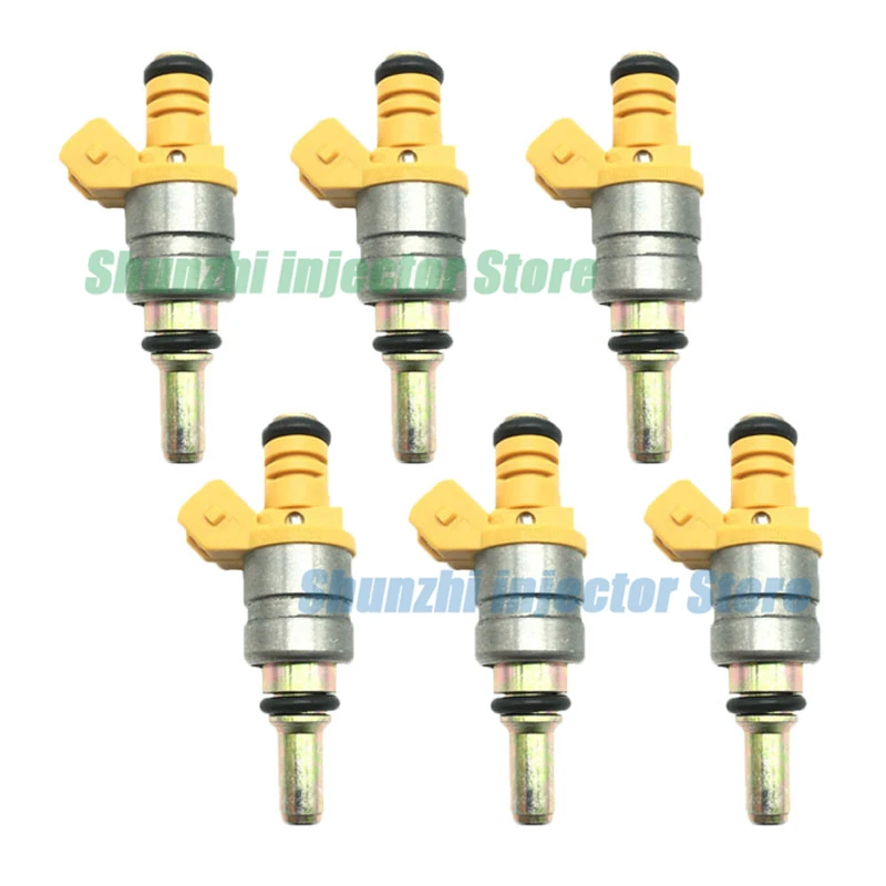 6PCS Fuel Injector Nozzle For Kia RIO 1.5L L4 1.6L L4 OEM 0K30E13250