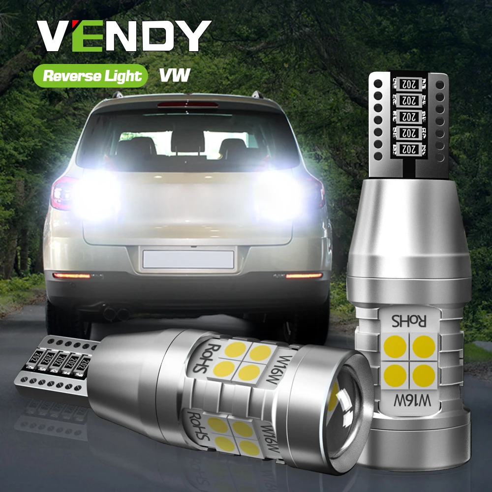 Лампа задсветильник хода светодиодная Canbus W16W T15 921 для VW Touran Touareg Beetle CC EOS Routan Scirocco