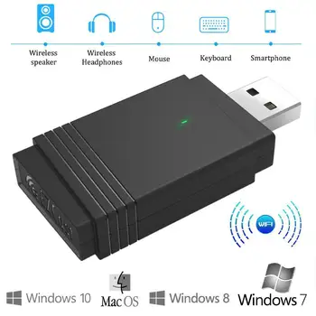 

NEW USB WiFi Adapter 2.4GHz 5GHz 600Mbps WiFi Antenna Computer Mini Dual Band Network Receive Card 802.11b/n/g/ac Wireless U6P9