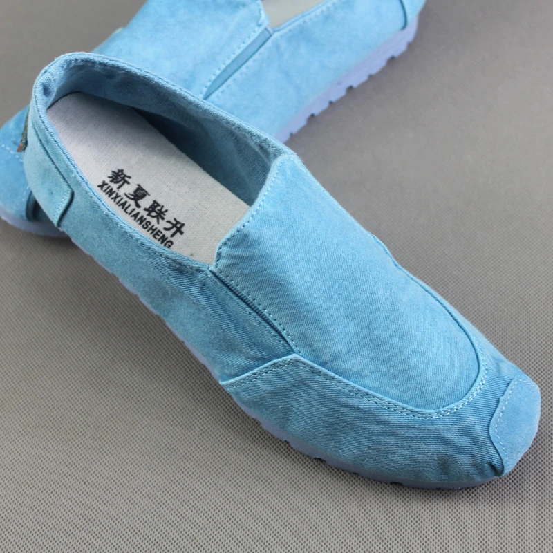 2019 Summer New Style Women's Singles Shoes Old Beijing Cloth Shoes Denim Canvas Shoes +Pure hand embroidered insole HOT HOT