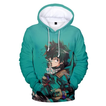 

Cool 3D Anime Hoodies MY HERO ONE'S JUSTICE Hoodie Sweatshirts 3D Caroon Children Hooded Hip Hop Kpop Pullovers boys/girls Tops