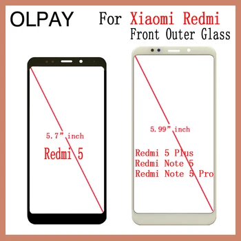 

Front Outer Glass For Xiaomi Redmi 5 Redmi 5 Plus Redmi Note 5 Redmi Note 5 Pro Touch Screen LCD Display Glass Replacement