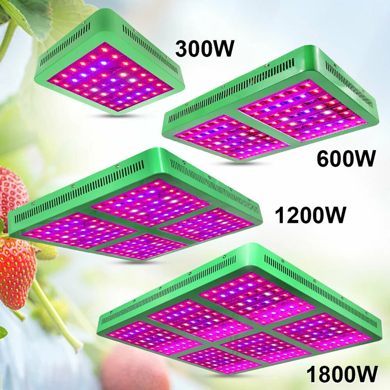 LVJING светодиодный Grow светильник Elite 300W 600W 1200W 1800W полный спектр светодиодные лампы для растений в помещении для теплицы отражатель двойные переключатели
