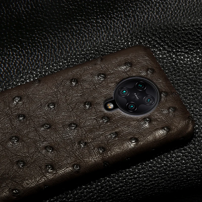 100% Genuine Ostrich Leather Case for Xiaomi Poco F2 Pro Mi 10 9 9T Pro A3 Luxury Cover for Redmi Note 9 Pro 9S Note 8 Pro 8T 7 100% Genuine Ostrich Leather Case for Xiaomi Poco F2 Pro Mi 10 9 9T Pro A3 Luxury Cover for Redmi Note 9 Pro 9S Note 8 Pro 8T 7