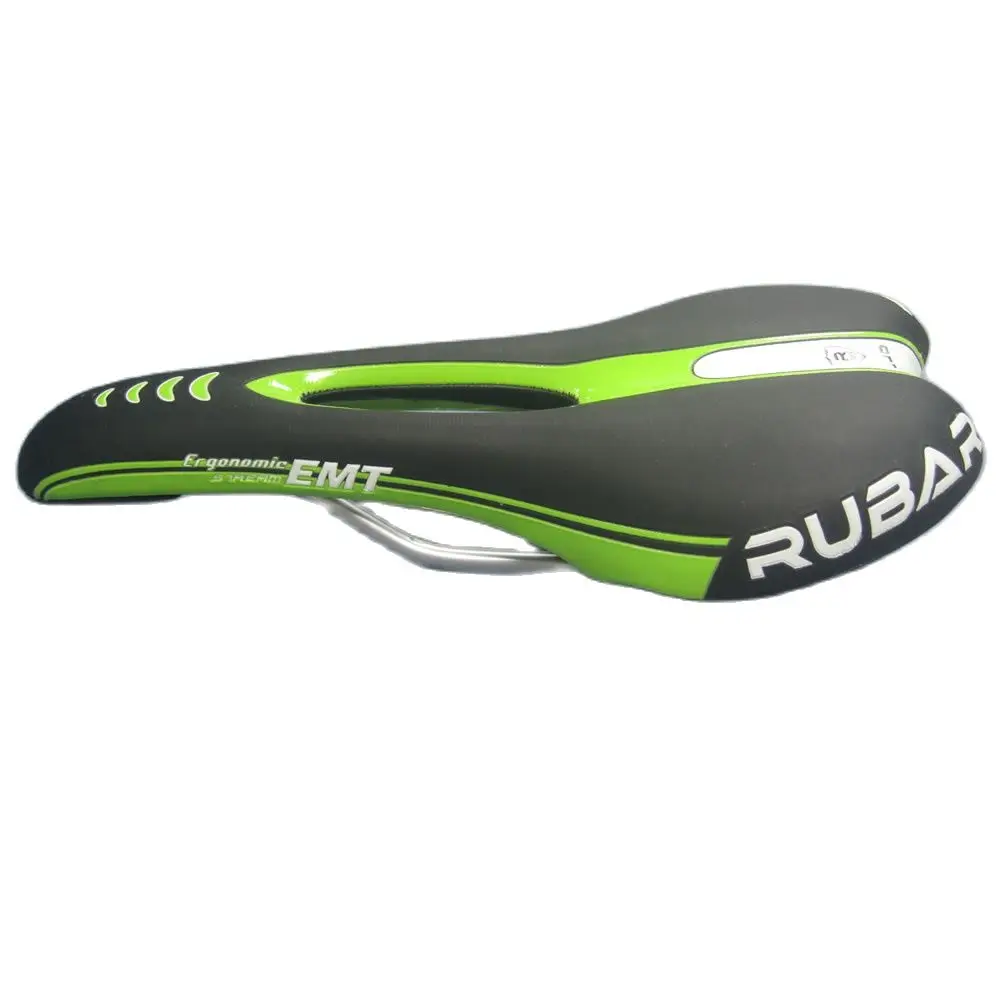 Selle Vélo Cuir Balugoe – Confort Pour VTT/Vélo De Route, Noir, Universelle