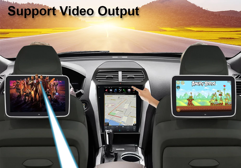 Tesla стиль Android 9,0 4+ 32G Автомобильный dvd-плеер gps навигация для Ford Explorer 2011+ головное устройство мультимедиа аудио радио магнитофон