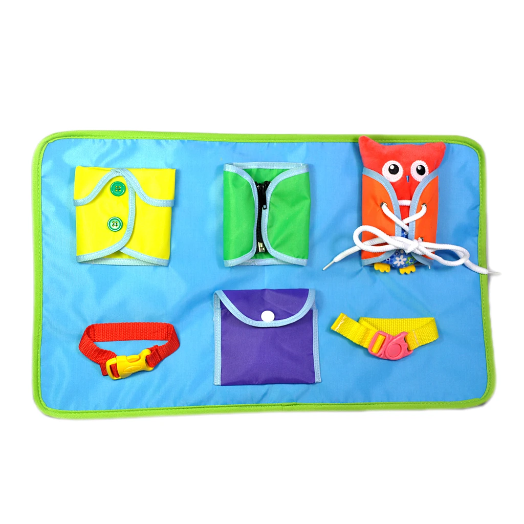 Early Learn Basic Life Skills , Learn to Dress Board , Kids Baby Toy