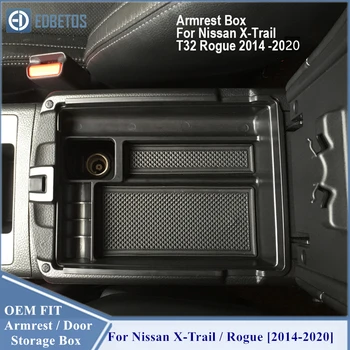 

Car Armrest Box Storage For Nissan X-Trail T32 2014 2015 2016 2017 2018 2019 2020 Central Console Storage Box Interior Organizer