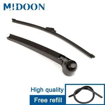 

MIDOON Wiper 14" Rear Wiper Blade Arm Set Kit For Toyota Corolla hatchback E12 2002-2007 Windshield Windscreen Rear Window