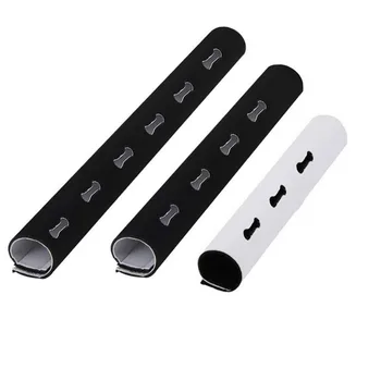 

Nylon Hasp Closure Multihole Cable Management Sleeve Reversible Neoprene Cord Protector Organizer Wire Hider Cable New Qgnv