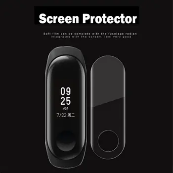 

Screen Protector Films For Xiaomi Mi Band 3/4 Oil/Water Resistant Opening/Nonporous Anti Scratch Hd Glass Film Cover Case
