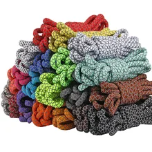 Lacets réfléchissants fluorescents, 1 paire, pour baskets, lacets de chaussures à corde ronde yezy 350 unisexe 100/120/140/160cm 