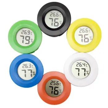 

Small Size LCD Digital Thermometer Hygrometer Lizard Tortoise Frog Net Box Climb Box Thermometer Electronic Hygrometer