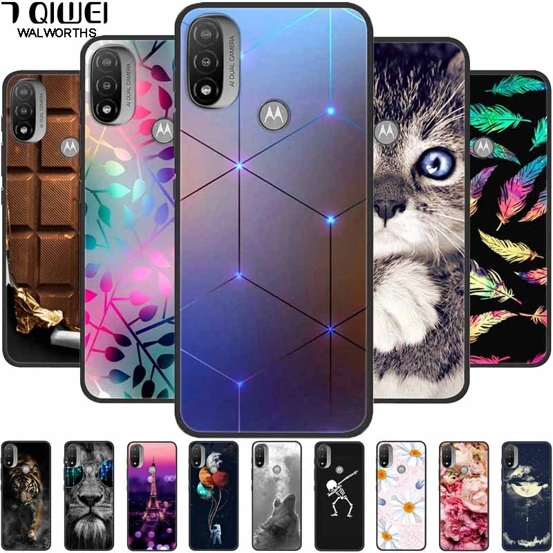 Funda de silicona Para Moto E20 E40, carcasa de silicona, León, Lobo, suave, Para Motorola Moto E40 E carcasa de Para MotoE40| Fundas antigolpes para teléfono| AliExpress