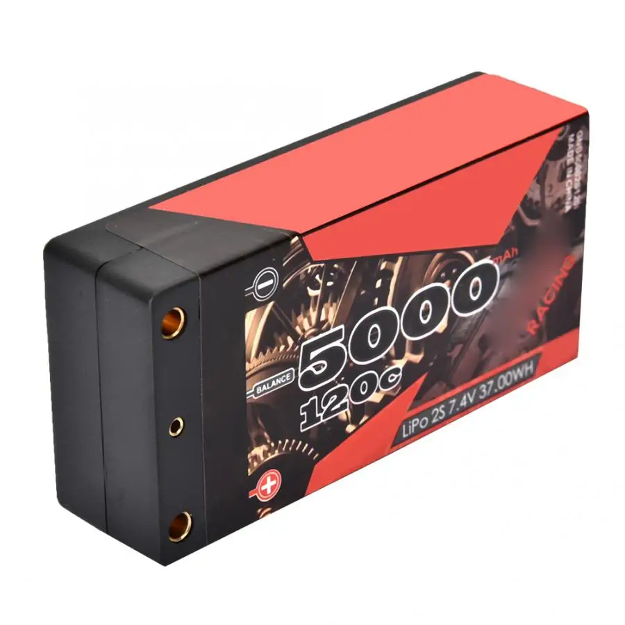 

Hot Gaoneng GNB 7.6V 5000mAh 120C 2S T Plug-type Lithium Battery for RC Model Car RC Drone Motor Part