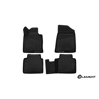 

3D mats in salon Hyundai Sonata 2017, 09/2017, ETS. 4 pc floor