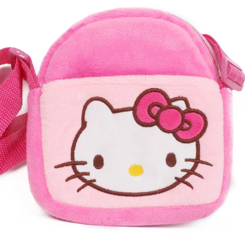 Плюшевые сумки-мессенджеры, модная мини-сумка, мультяшный плюшевый рюкзак для детей - Цвет: Золотой