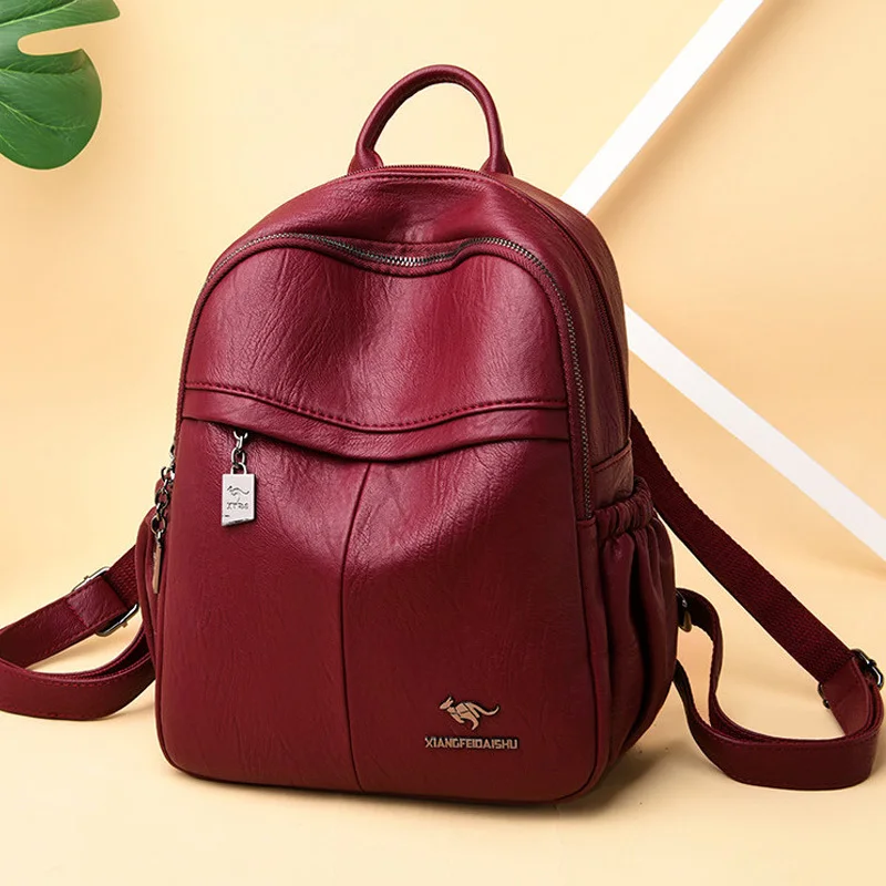 Женский рюкзак для девочек Mochila Feminina Повседневный женский кожаный рюкзак женская сумка через плечо сумка для путешествий