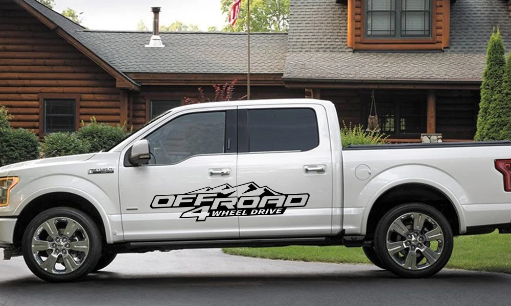 2 шт. внедорожные 4X4 автомобильные боковые наклейки для Ford Ranger Raptor Pickup Isuzu Dma Nissan NAVARA Toyota Hilux авто тюнинг аксессуары