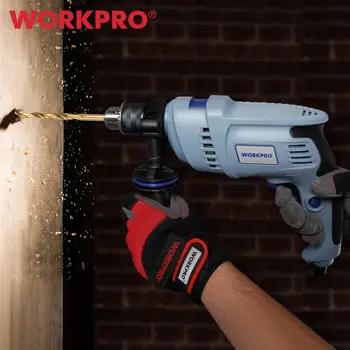 

WORKPRO 230V 900W Impact Electric Drill Corded Hammer/ Impact Drill AC Electric Rotary with 9PC Power Drill Bits