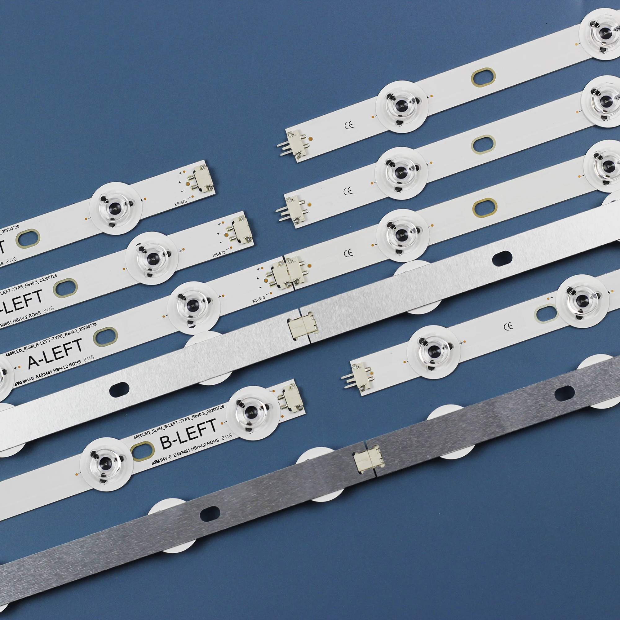 Led Backlight Strip 480dled _ Slim para Panasonic Tx48cx350b Tx-48cx400e Tx-48cx400b 48s3653db 48u7653db Ves480qnss2d-u01 12 Pcs - Imagem 5