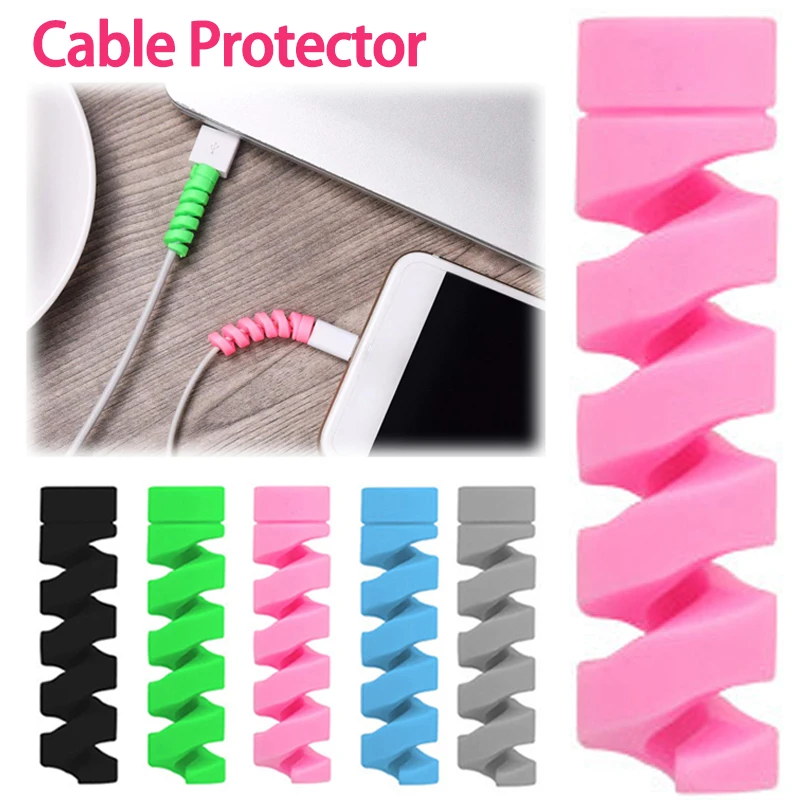 Bobinador para Cable USB Clip de Cable cable organizador Cable organizador personalizado Cable para Cable de teléfonos cargador de soporte Protector de Cable de auricular del ratón