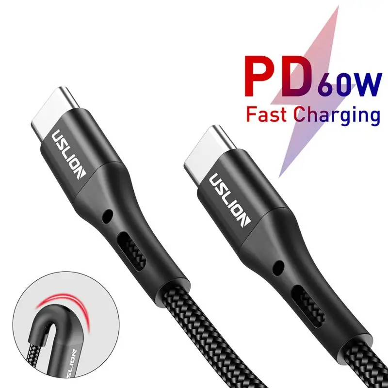 Зарядный кабель USB Type-C для быстрой зарядки и передачи данных универсальный с