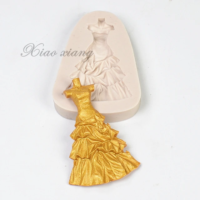 Luyou 1Pc Ruha Szilikon Torta Formák Gyanta Penész Díszítő Szerszámok Konyhai Sütőszerszámok Sütő Kiegészítők Fm1136