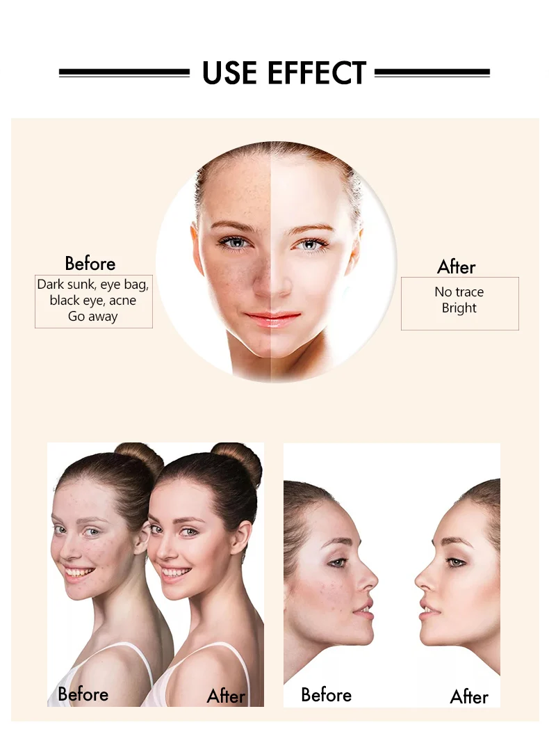 Body Skin Face Highligher Concealer Contour Kit Foundation Cream Four Colors Concealer