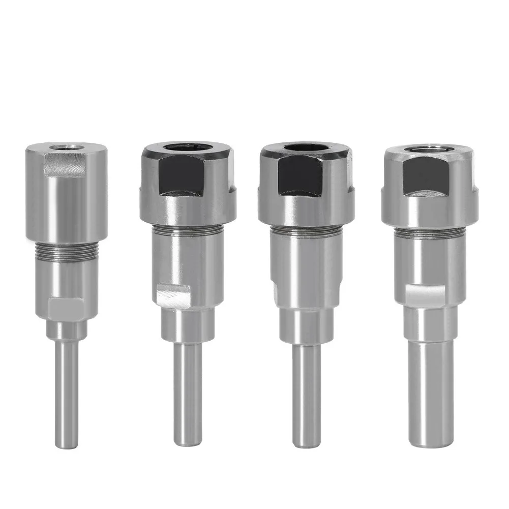 Цанговая втулка для маршрутизатора удлинитель концевых фрез адаптер 1/4 дюйма 8 мм