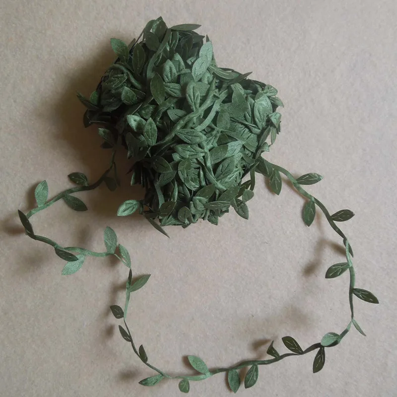 Искусственная зеленая ткань ротанга 40 метров|silk ivy vines|ivy vinesilk |
