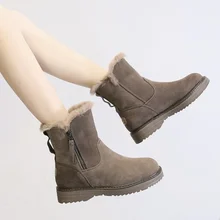 

Luxury Brand Winter Snow Boots Women Korean Thick-soled Cotton Boots Women's Student Casual Warm Platform Boots Women Shoes