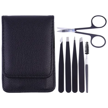 

6pcs Eyebrow Beauty Kit Eyebrow Clip Tweezers Scissors Eyebrow Trimming Set