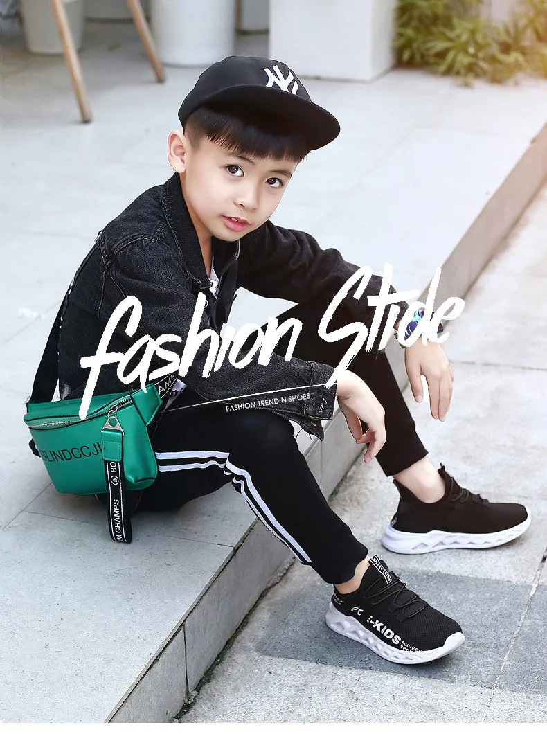 Shoes Kids Boys Girls Casual Mesh Sneakers Breathable Soft Soled Running Sports Shoes toddler boy shoes boys sneakers (15)