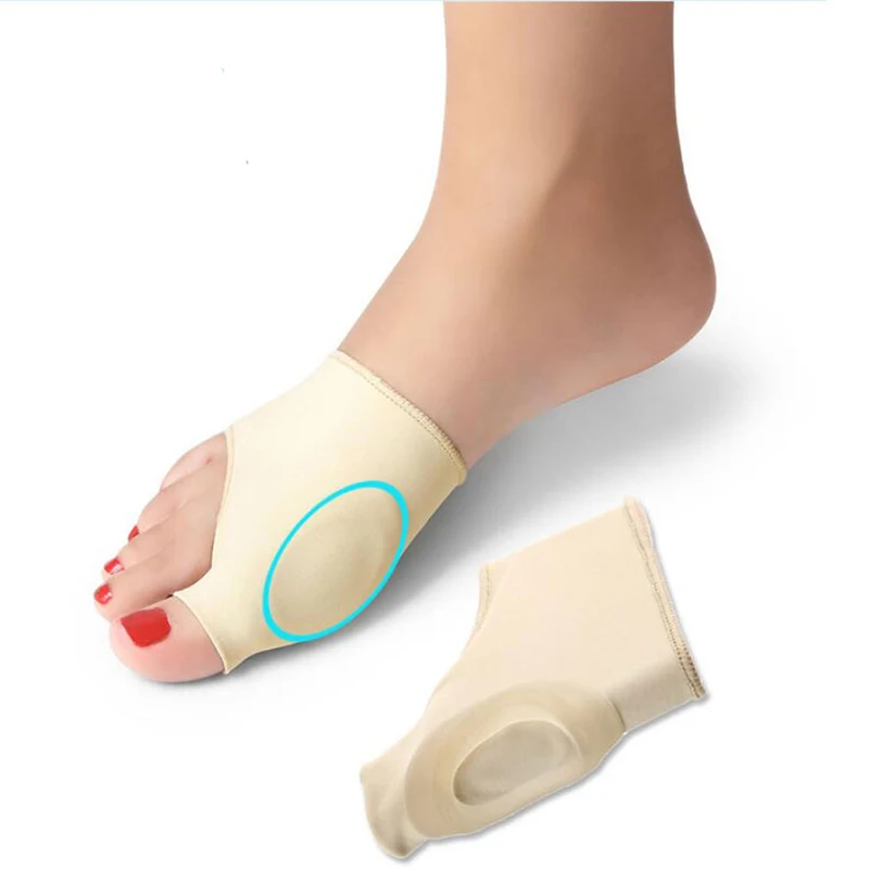 1 Pair Silicone Big Toe Corrector Orthopedic Products Feet Support Separator Foot Straight Brace Orthotics Pedicure Health Care