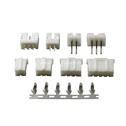 20 Sets of PH2.0 PH 2mm Connector Kit with Curved and Straight Needles - Includes Seats, Plugs, and Terminals (2P to 10P) - 9P