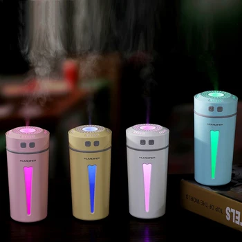 

Air Humidifier Essential Oil Diffuser With Led Night Light Usb Happy Cup Humidifiers Aroma Diffuser For Home Blue