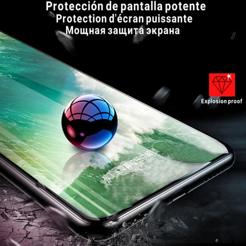 4 шт. 100D Защитная Гидрогелевая пленка для iPhone 11 Pro 6 6s 8 7 plus xr x xs max полная защита экрана мягкая пленка не стекло