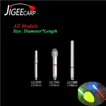 

JIGEECARP 1pc Carp Fishing Float Electronic Light Sticks Night Fishing Float Rod LED Glowing Lamp Luminous Sticks Accessories
