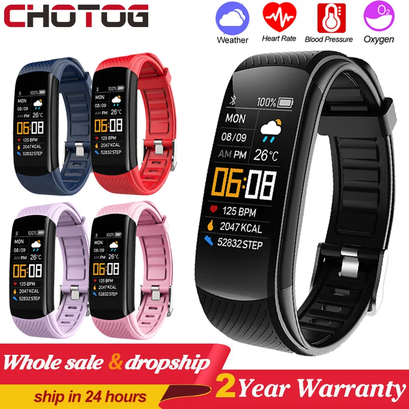 Smart Bracelet Waterproof Fitness Tracker Blood Pressure Heart Rate Monitor Smart Band Watch Sport For Xiaomi Huawei iphone