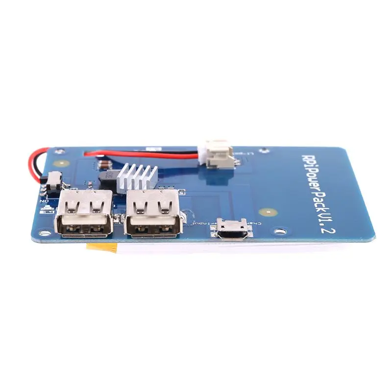 Плата расширения питания литиевой батареи с переключателем для Raspberry Pi 3