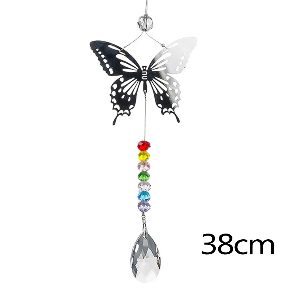 Бабочка хрустальный кулон освещение шар DIY автомобиля дома люстры свадьбы