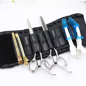 

New Hook And Loop Trend Hairdresser Wrist Bag Wristband Salon Barber Scissors Pouch Holder Case Storage Bracelet Bags