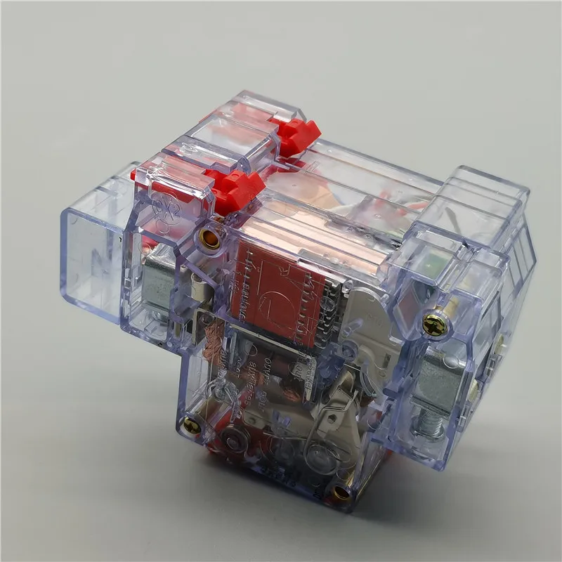 1p Ac220v-380v dz47le-63 6a10a16a25a32a40a63a transparent switch main gate residual current leakage protection circuit breaker