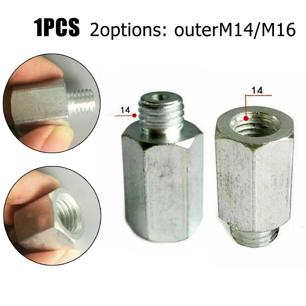 

M16 M14 Angle Grinder Polisher Interface Connector Converter Adapter Screw Connecting Rod Power Tool Accessories Thread Adapters
