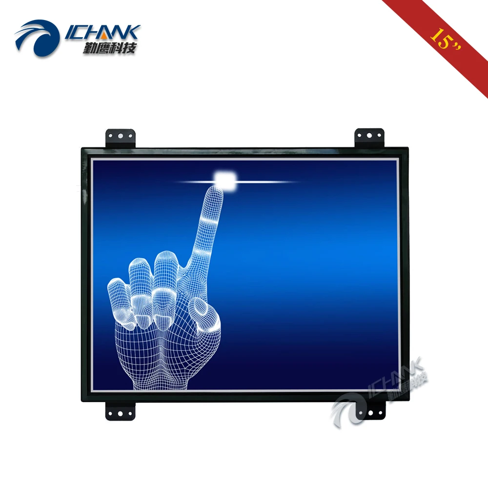 ZK150TC DR/15 дюймов 1024x768 4:3 HD DVI VGA USB Металлический Чехол встроенный в открытый корпус