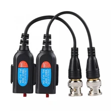 10 pares/lote 8mp vídeo passivo balun trançado adaptador transceptor conversor de cabo passivo para 8mp ahd cvi tvi cvbs câmera