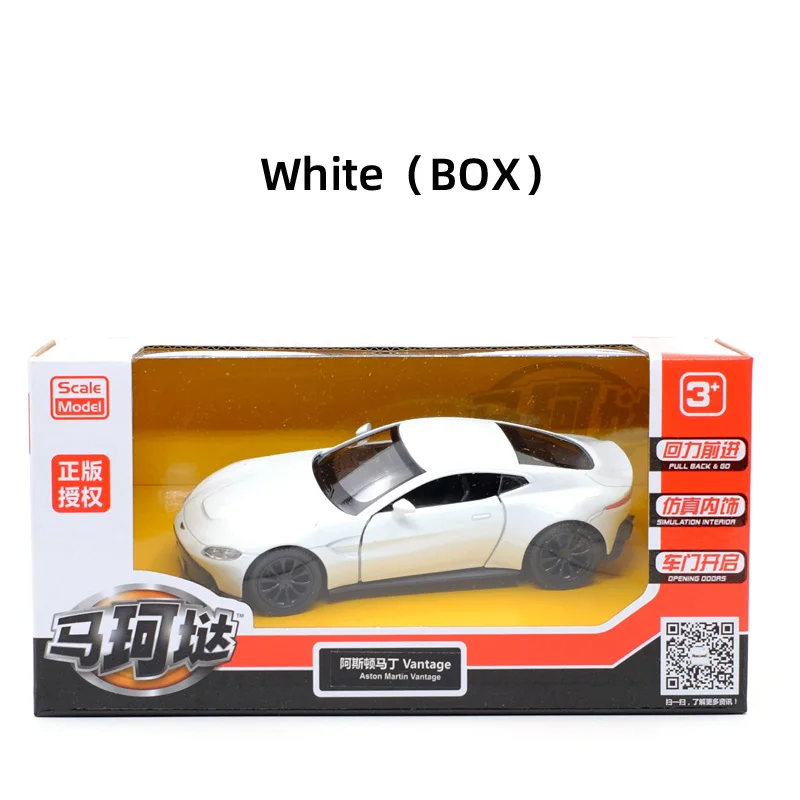 RMZ CITY 1:36 Aston Martin Vantage Sports Car Alloy Diecast Car